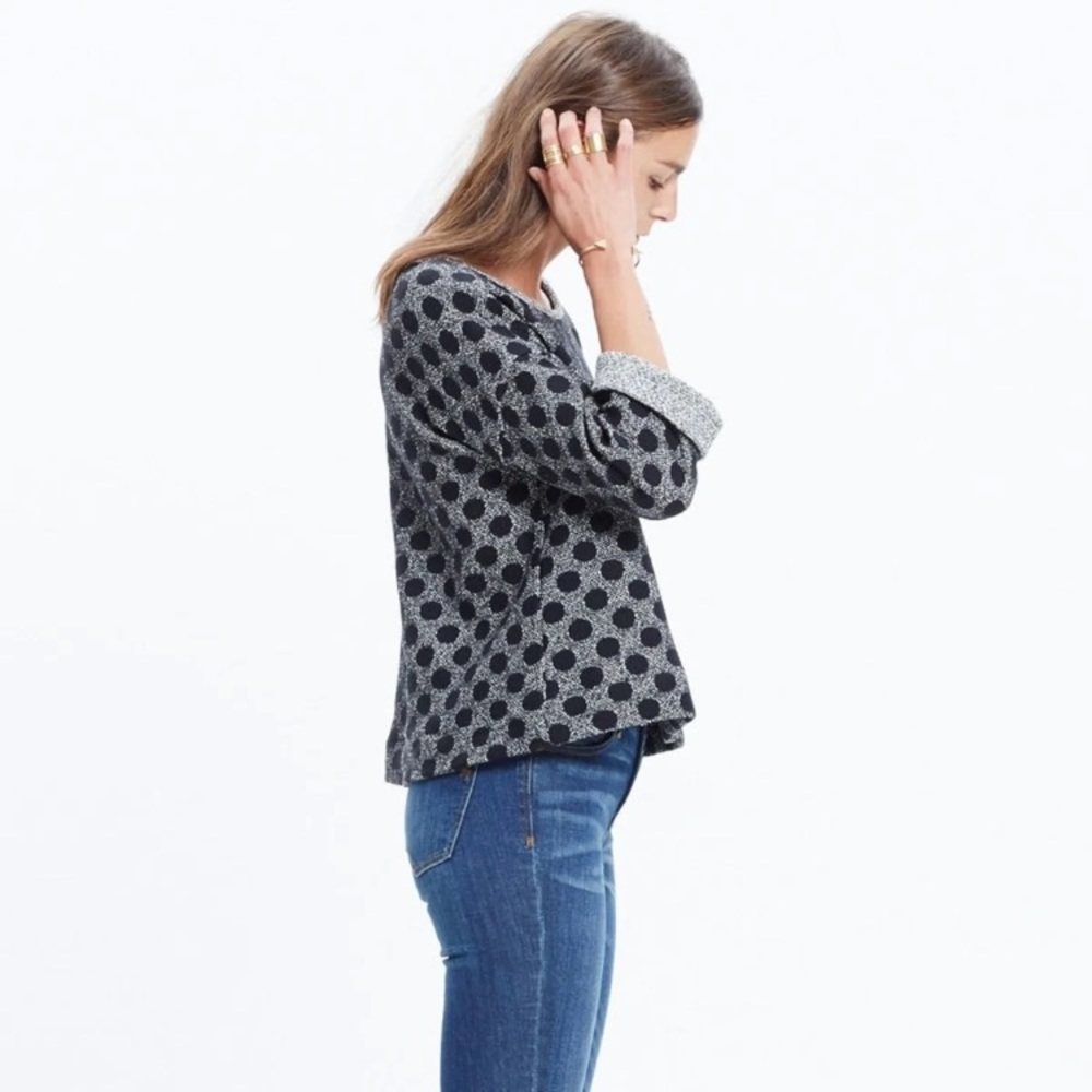 Madewell Polka Dot Sweater